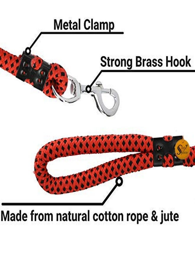 Sage Square Giant and Strong Dogs Heavy Rope Leash with Hook (22 mm, Colour May Vary) - Image 4
